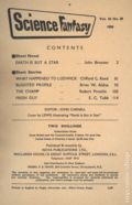 Science Fantasy (1950-1966 Nova Publications) Digest 29