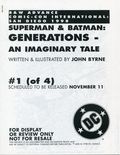 Superman and Batman Generations (1998 DC) Comic-Con International San Diego Preview Edition 1