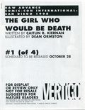 Girl Who Would Be Death (1998 DC) Comic-Con International San Diego Preview Edition 1