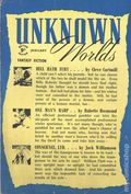 Unknown Worlds (1942 - 1949 Smith & Street) UK Jan 1944
