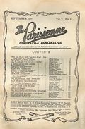 Parisienne (1915-1921 Les Boulevards Publishing) Pulp Vol. 5 #3