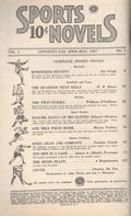 Sports Novels Magazine (1937-1952 Popular Publications) Pulp Vol. 1 #1