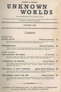 Unknown Worlds (1942 - 1949 Smith & Street) UK Oct 1943
