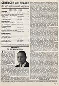 Strength and Health (1932-1986 York Barbell Company) Magazine Aug 1944