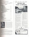 Life (1883-2000 Clair Maxwell/Life Publishing Company) Magazine Nov 7 1938