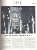 Life (1883-2000 Clair Maxwell/Life Publishing Company) Magazine Nov 7 1938