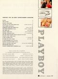 Playboy Magazine (1953-Present HMH Publishing) Vol. 6 #1