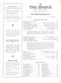 Sphinx (1902-1953 Sphinx Publishing Corp.) Independent Magazine for Magicians Vol. 32 #3
