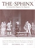 Sphinx (1902-1953 Sphinx Publishing Corp.) Independent Magazine for Magicians Vol. 32 #10