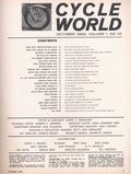 Cycle World (1962 Parkhurst Publishing) Vol. 1 #10