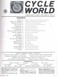 Cycle World (1962 Parkhurst Publishing) Vol. 2 #2