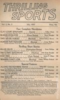 Thrilling Sports (1936-1951 Standard) Pulp Vol. 3 #3