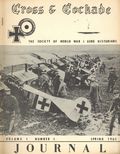 Cross & Cockade (1960 Society of WW1 Aero Historians) Vol. 1 #1