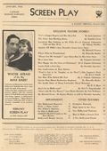 Screen Play (1925-1937 Fawcett) Magazine Jan 1934