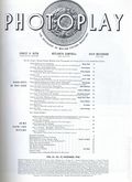 Photoplay (1911-1941 Photoplay Publishing) Magazine 1st Series Vol. 52 #12