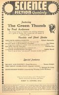Science Fiction Quarterly (1952) Pulp UK 9
