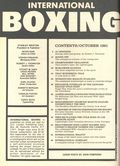 International Boxing (1978 - 1981 G.C. London Publishing) Oct 1981