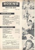 Boxing Illustrated - Wrestling News (1958-1967 Champion Sports Pub.) Aug 1960