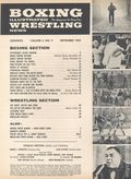 Boxing Illustrated - Wrestling News (1958-1967 Champion Sports Pub.) Sep 1962