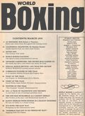 World Boxing (1968-2007 G.C. London Publishing) Mar 1976