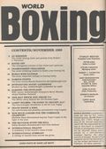 World Boxing (1968-2007 G.C. London Publishing) Nov 1980