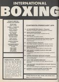 International Boxing (1978 - 1981 G.C. London Publishing) Feb 1978