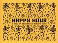 Happy Hour HC (2026 Drawn and Quarterly) A Book of Drawings by Edward Steed 1A-1ST
