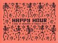 Happy Hour HC (2026 Drawn and Quarterly) A Book of Drawings by Edward Steed 1B-1ST