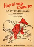Hopalong Cassidy Cut-Out Coloring Book (1954 Pocket Books Inc.) 1-1ST