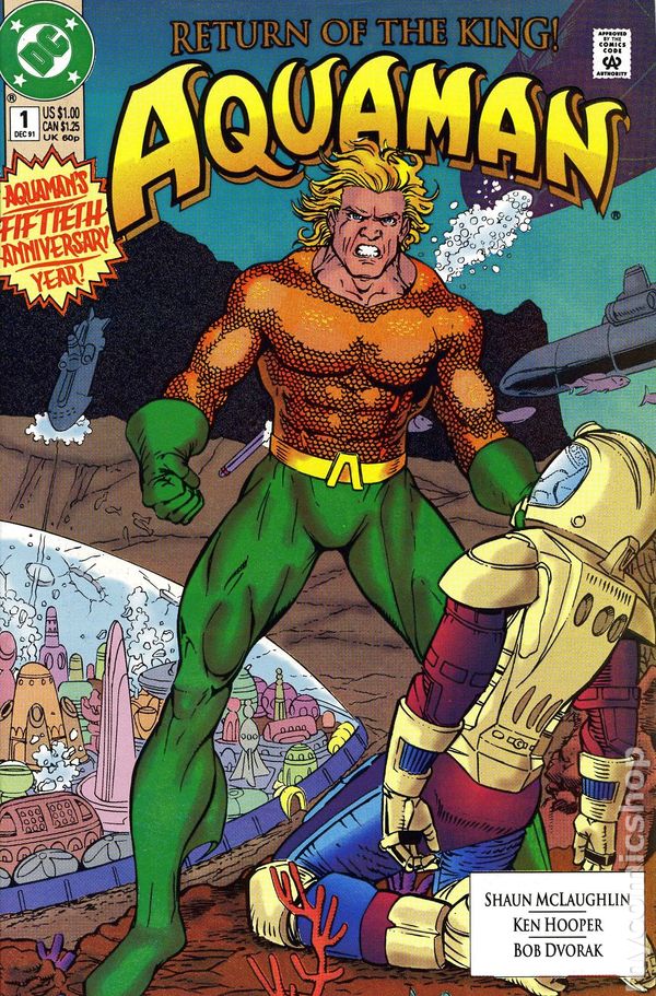 Aquaman 1991 2nd Series Comic Books