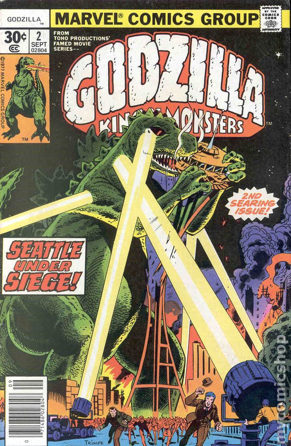 Godzilla 1977 Marvel Comic Books Godzilla 1977 Marvel Comic Books