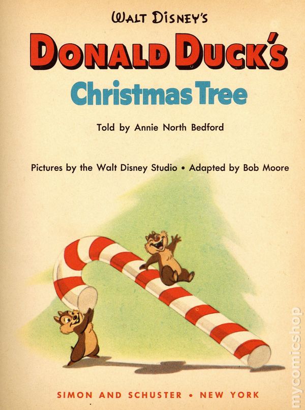 Donald Duck s Christmas Tree HC 1954 Simon And Schuster A Little Donald Duck s Christmas Tree HC 1954 Simon And Schuster A Little