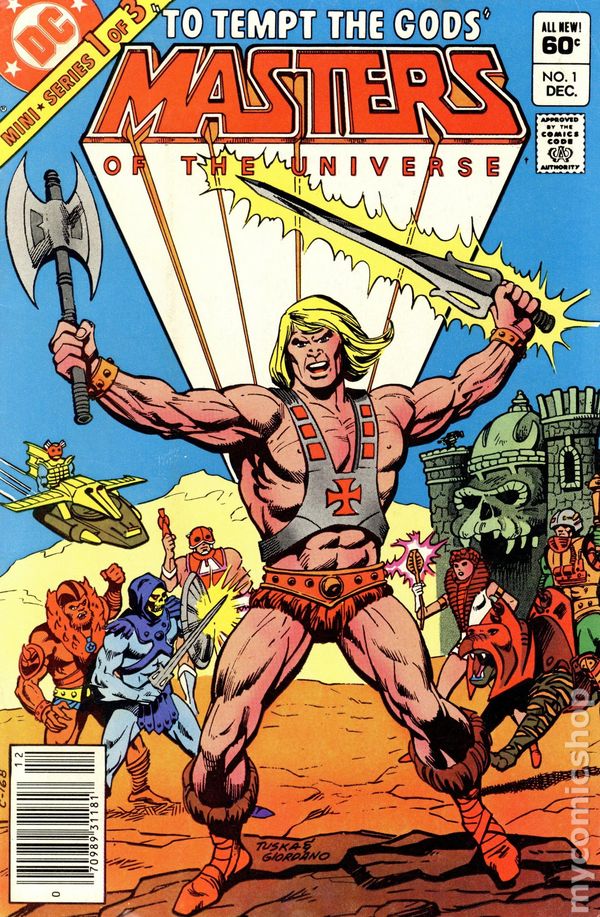 Masters Of The Universe 1982 DC Comic Books