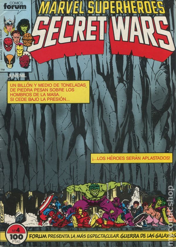 Secret Wars comic books issue 4