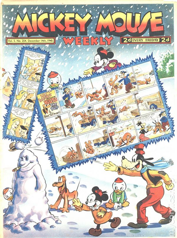 Mickey Mouse Weekly (UK 1936-1957 Odhams Press) comic books 1940