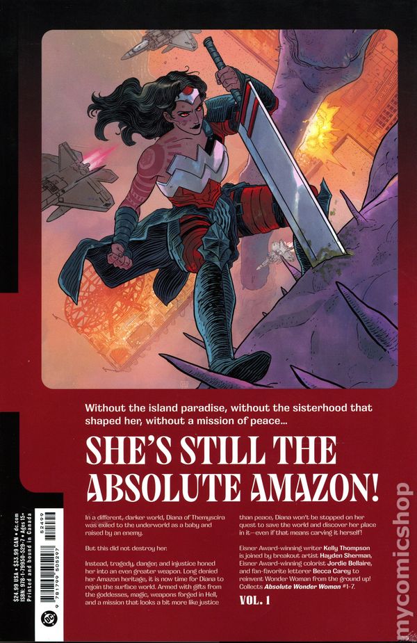 Absolute Wonder Woman #7 – Choose Cover / Variants, 1:25 1:50, DC Comics 2025