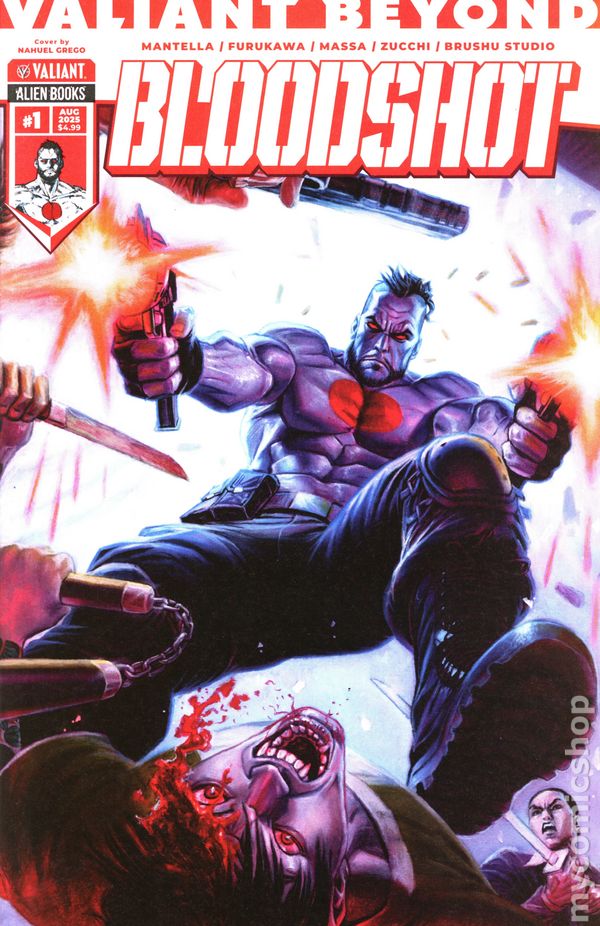 セール！　洋書　アメコミ　Bloodshot Reborn　VALIANT　3冊 Valiant Comics FigZero S Bloodshot 1/12 Scale Figure