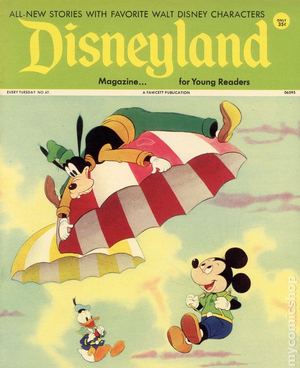 Disneyland Magazine (1972-1974 Fawcett) comic books