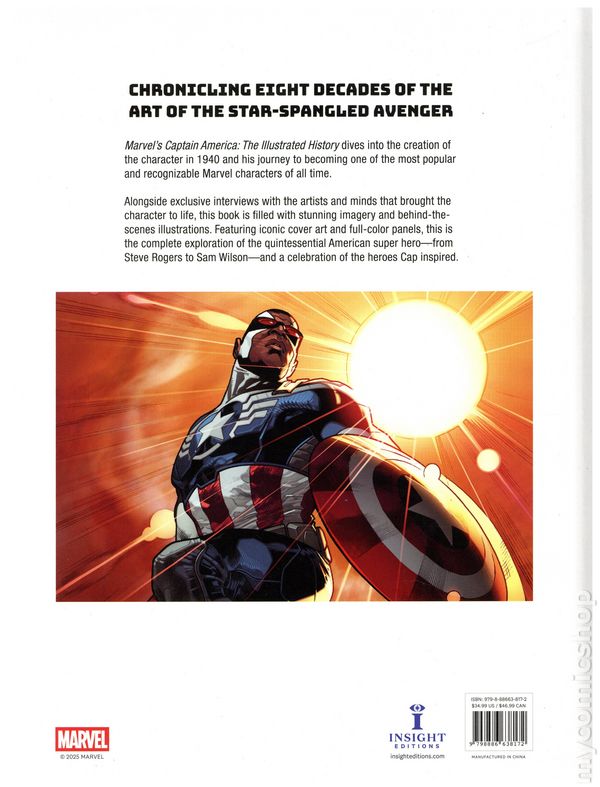 Captain America The Illustrated History HC (2025 Insight Editions ...