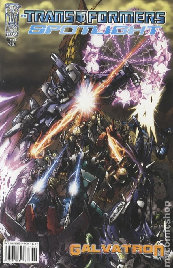 Transformers Spotlight Galvatron 2007 IDW Comic Books Transformers Spotlight Galvatron 2007 IDW Comic Books