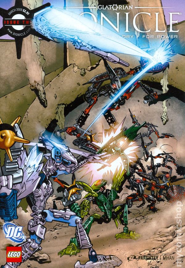 Bionicle Glatorian 2009 Comic Books