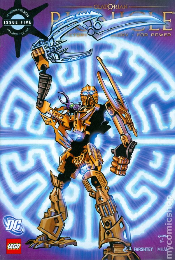 Bionicle Glatorian 2009 Comic Books