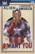 Alien vs. Captain America (2025 Marvel) 2C